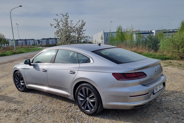 Volkswagen Arteon cena 105000 przebieg: 141000, rok produkcji 2018 z Siechnice małe 254